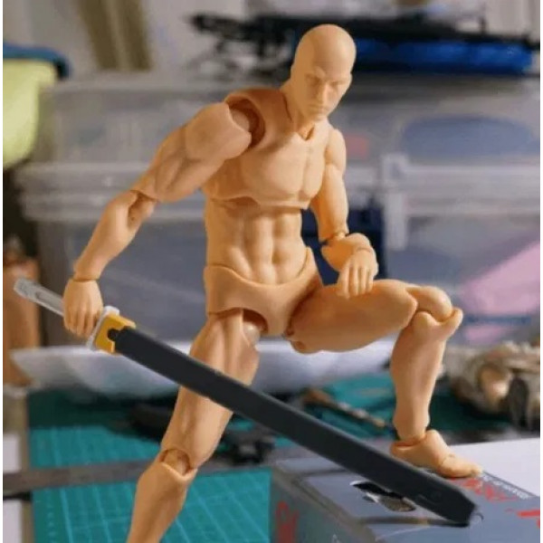 Шарнирная подвижная фигурка для рисования, манекен для рисования Figma - Мужская - 13 см