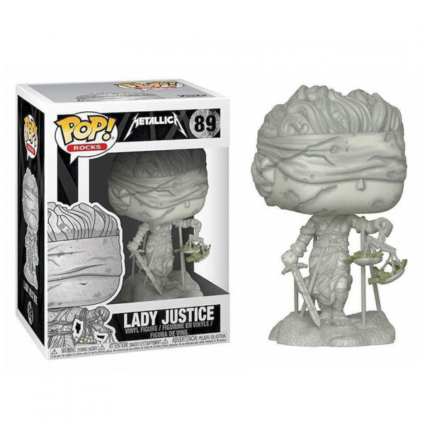 Фигурка Funko Pop Леди справедливости Металлика - Lady Justice Metallica №89 10 см