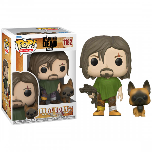 Фигурка Funko Pop Дэрил Диксон с собакой - Daryl Dixon with Dog №1182 10 см Фигурка Funko Pop Дэрил Диксон с собакой - Daryl Dixon with Dog №1182 10 см
