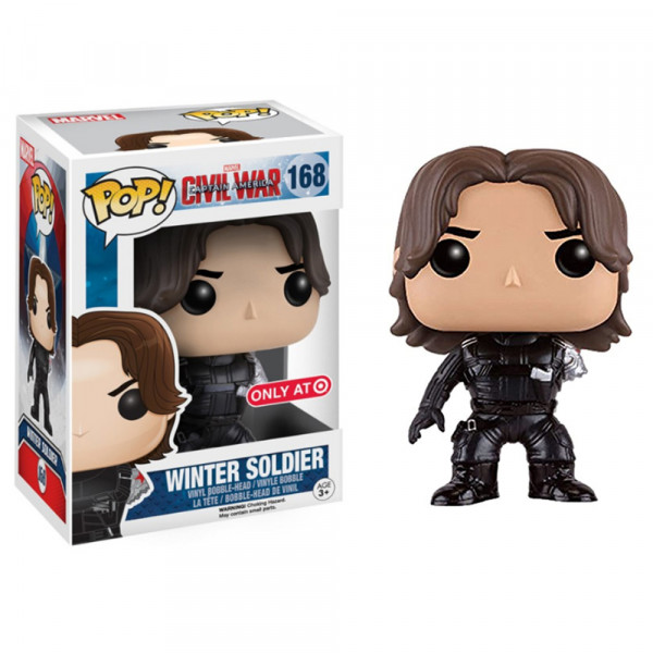 Фигурка Funko Pop Зимний Солдат - Winter Soldier №168 10 см