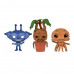 Фигурка Funko Pop Горниш Пикси, Мандрагора и Гриндилоу (Корнуэльские пикси) - Gornish Pixie, Mandrake & Grindylow - 3 Pack 10 см