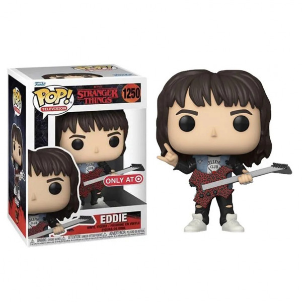 Фигурка Funko Pop Эдди Мансон с гитарой - Eddie with Guitar №1250 10 см Фигурка Funko Pop Эдди Мансон с гитарой - Eddie with Guitar №1250 10 см