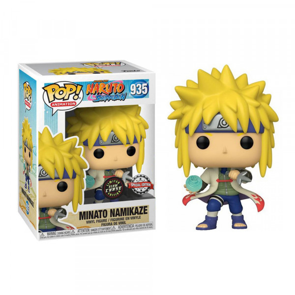 Фигурка Funko Pop Минато Намикадзе - Minato Namikaze - №935 Glow Chase 10 см