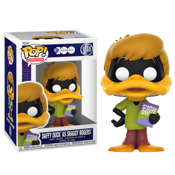 Фигурка Funko Pop Даффи Дак в роли фигурки Шэгги Роджерса - Daffy Duck As Shaggy Rogers №1240 10 см