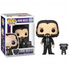 Фигурка Funko Pop Джон Уик с собакой - Jonh Wick with Dog №580 10 см