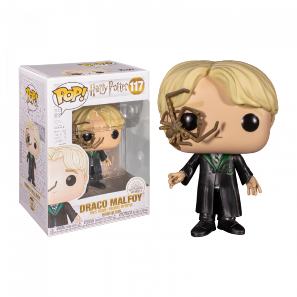 Фигурка Funko Pop Драко Малфой с пауком - Malfoy with Whip Spider №117 10 см Фигурка Funko Pop Драко Малфой с пауком - Malfoy with Whip Spider №117 10 см