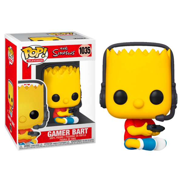 Фигурка Funko Pop Геймер Барт - Gamer Bart №1035 10 см Без коробки