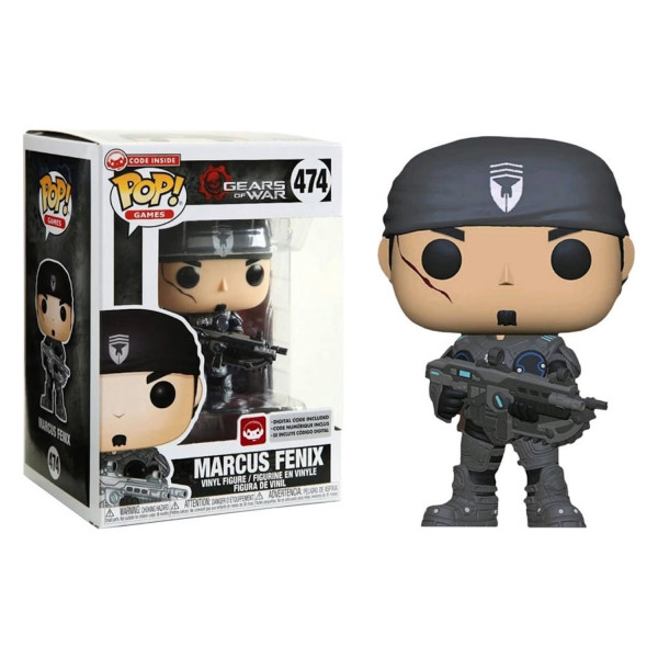 Фигурка Funko Pop Маркус Феникс - Marcus Fenix №474 10 см Без коробки