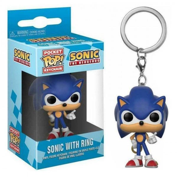 Брелок Funko Pop Соник с кольцом - Sonic with Ring 4 см Брелок Funko Pop Соник с кольцом - Sonic with Ring 4 см