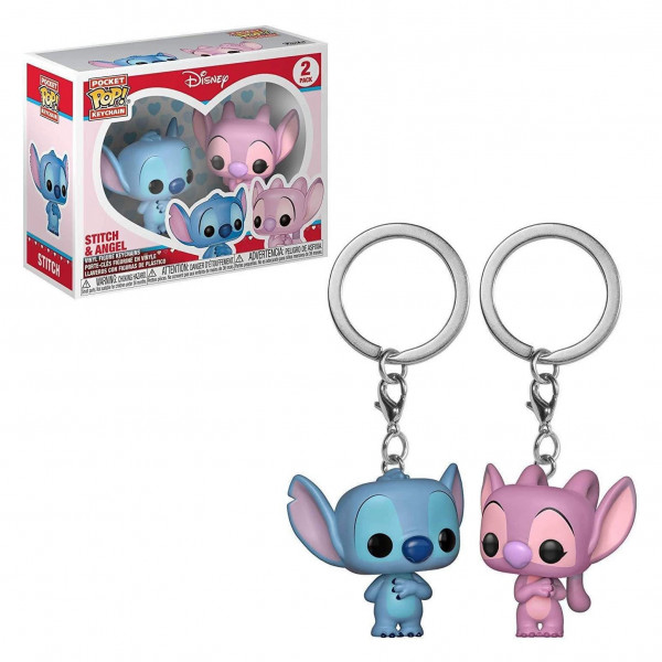 Брелок Funko Pop Стич и Ангел - Stitch & Angel 4 см Брелок Funko Pop Стич и Ангел - Stitch & Angel 4 см