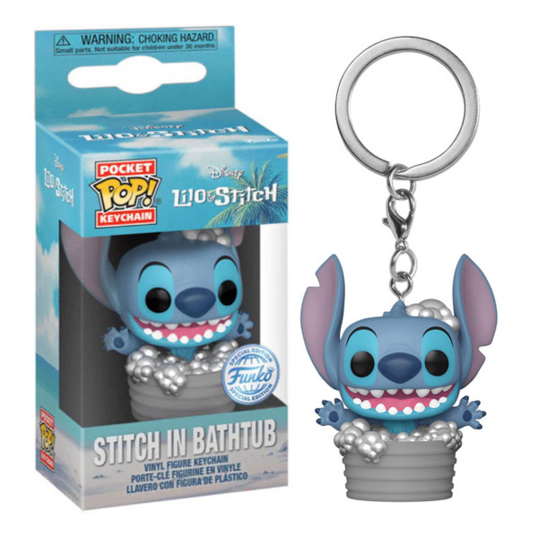 Брелок Funko Pop Стич в ванной - Stitch in Bathtub 4 см Брелок Funko Pop Стич в ванной - Stitch in Bathtub 4 см