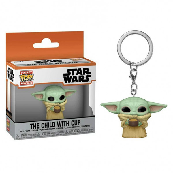 Брелок Funko Pop Дитя с чашкой - The Child with Cup 4 см 