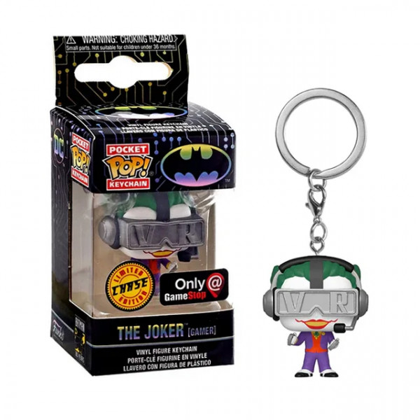 Брелок Funko Pop Джокер Геймер - The Joker Gamer 4 см Брелок Funko Pop Джокер Геймер - The Joker Gamer 4 см