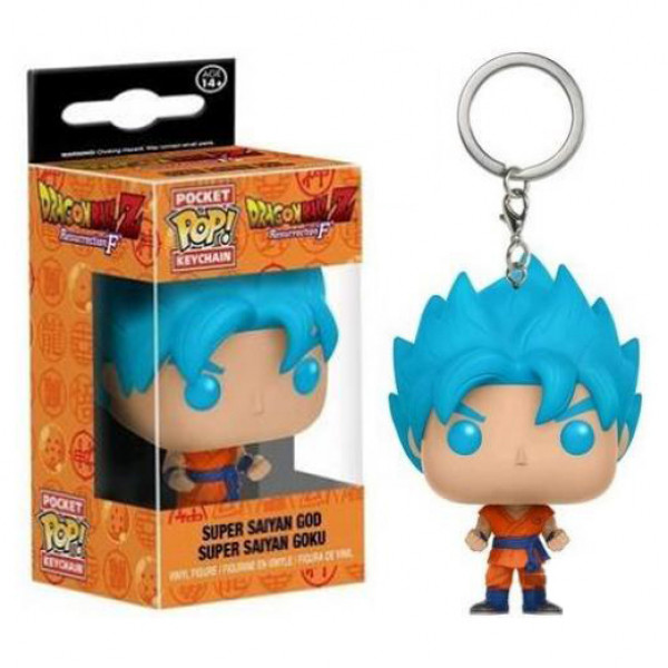Брелок Funko Pop Супер Сайян Бог - Super Saiyan God Super Saiyan Goku 4 см 