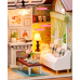 Интерьерный 3D конструктор DIY House Roombox Румбокс, миниатюрный кукольный сборный домик с мебелью №1 Интерьерный 3D конструктор DIY House Roombox Румбокс, миниатюрный кукольный сборный домик с мебелью №1